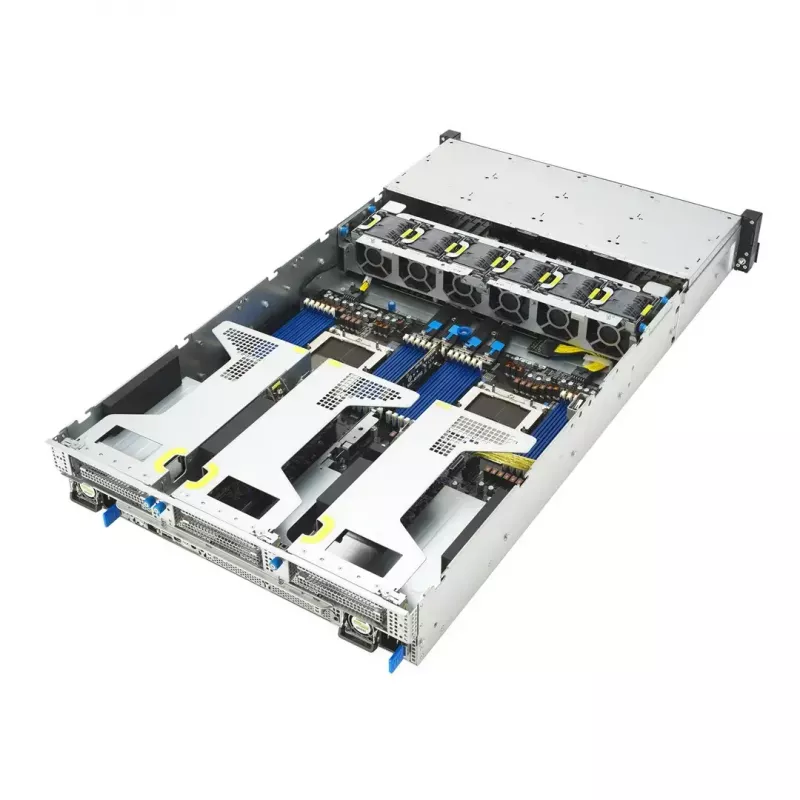 Plataforma de rack de servidor ASUS RS720A-E13-RS24G 2U AMD, 24x baías de 2,5