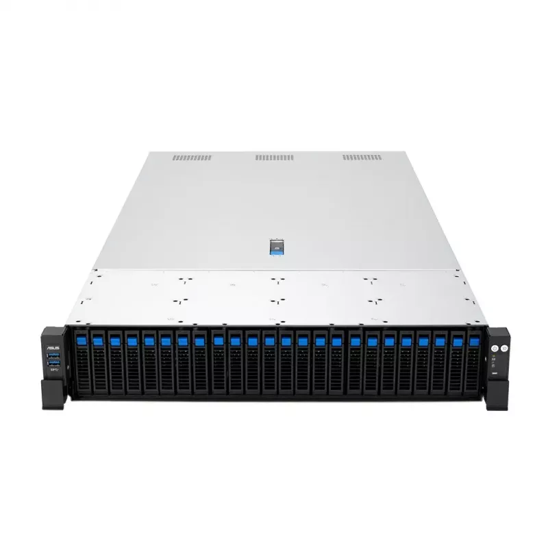 Plataforma de rack de servidor ASUS RS720A-E13-RS24G 2U AMD, 24x baías de 2,5