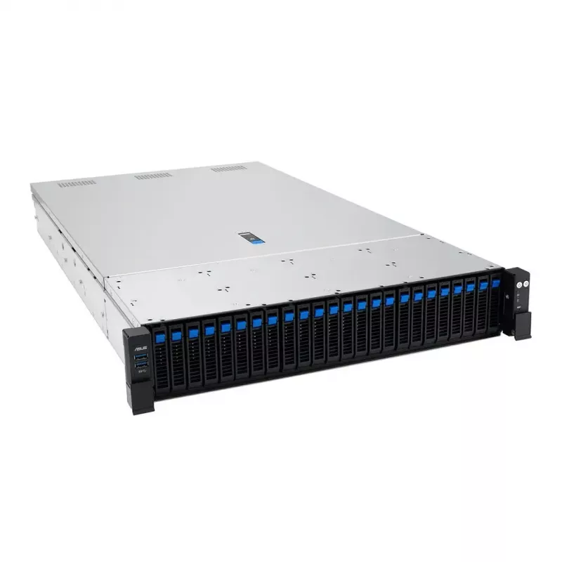 Plataforma de rack de servidor ASUS RS720A-E13-RS24G 2U AMD, 24x baías de 2,5