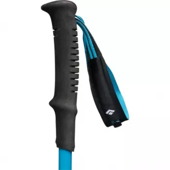 Bastões de trekking Black Diamond Distance Carbon Z — bastões dobráveis em carbono, 110 cm, 3 segmentos, 264 g