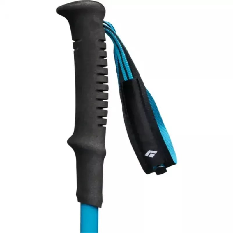 Bastões de trekking Black Diamond Distance Carbon Z — bastões dobráveis em carbono, 110 cm, 3 segmentos, 264 g
