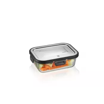 Recipientes retangulares de vidro para conservas, conjunto, GEFU Milo G-12799 – 3 peças, resistentes ao calor, laváveis na máquina
