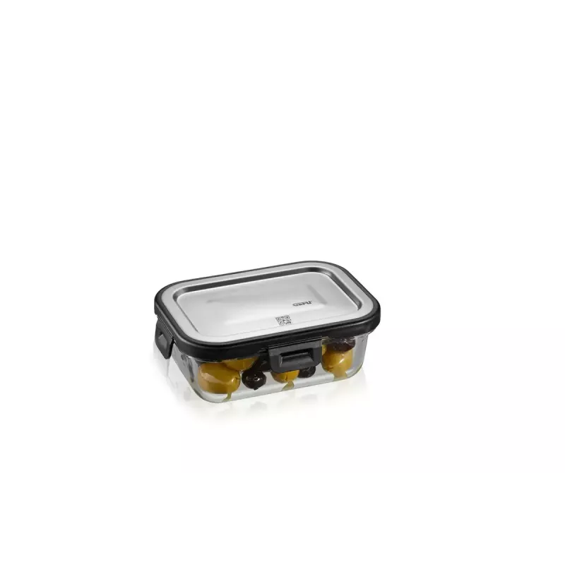 Recipientes retangulares de vidro para conservas, conjunto, GEFU Milo G-12799 – 3 peças, resistentes ao calor, laváveis na máquina