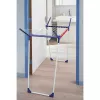 Estendal de chão Leifheit Pegasus 180 Plus — secador dobrável em metal/plástico, 18 m de área de secagem, 870×1570×660 mm