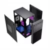 Gembird Fornax K300 caixa de PC Mini Tower, Micro-ATX/Mini-ITX, 2x USB 3.0 + 2x USB 2.0, HD Audio, sem fonte de alimentação, SPCC, 2,17 kg, preta