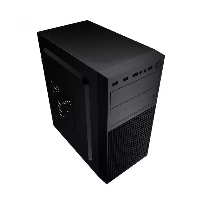Gembird Fornax K300 caixa de PC Mini Tower, Micro-ATX/Mini-ITX, 2x USB 3.0 + 2x USB 2.0, HD Audio, sem fonte de alimentação, SPCC, 2,17 kg, preta