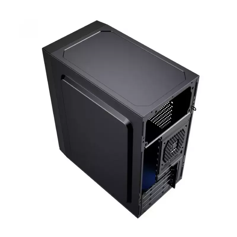 Gembird Fornax K300 caixa de PC Mini Tower, Micro-ATX/Mini-ITX, 2x USB 3.0 + 2x USB 2.0, HD Audio, sem fonte de alimentação, SPCC, 2,17 kg, preta