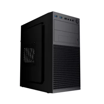 Caixa de PC GEMBIRD Fornax K300 Mini Tower — Mini-ITX/Micro ATX, SPCC, 2,17 kg, USB 3.2, 1x baía de 2,5 polegadas, 4 slots de expansão