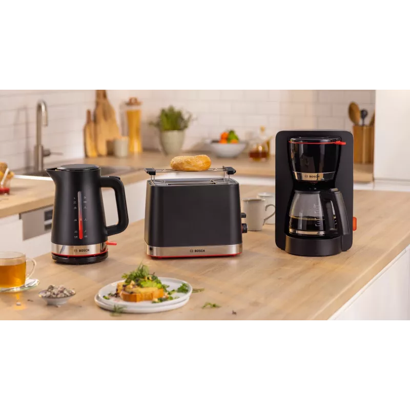 Chaleira elétrica Bosch MyMoment TWK3M123 — 1,7 L, 2400 W, preto