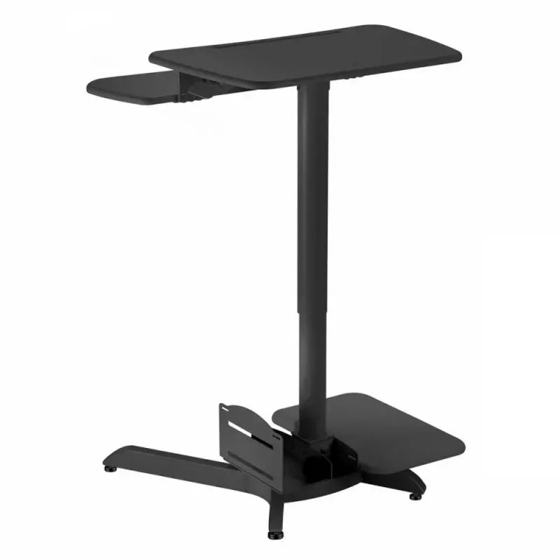 Secretária de altura ajustável MACLEAN MC-848 com mola a gás, altura máx. 109 cm