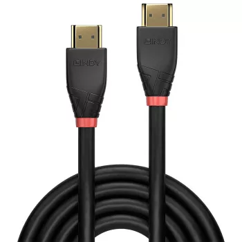 Cabo HDMI 18G ativo Lindy 15m, 15 m, HDMI Type-A (Standard), HDMI Type-A (Standard), 18 Gbit/s, preto