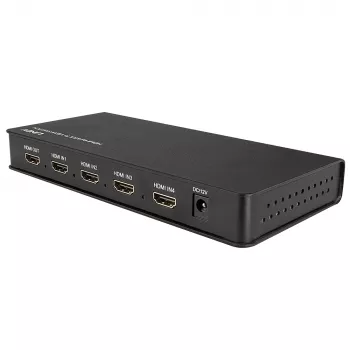 Comutador HDMI Lindy HDMI 4 Port Multi-View Switch