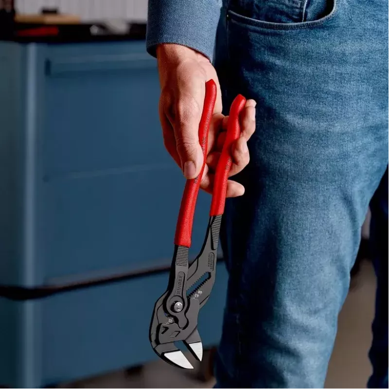 Alicate Knipex 86 01 300 espessura de aperto 9,5 mm tamanho máximo de porca 6,8 cm