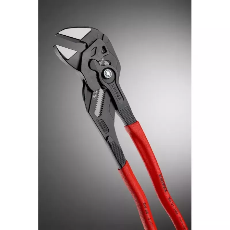 Alicate Knipex 86 01 300 espessura de aperto 9,5 mm tamanho máximo de porca 6,8 cm