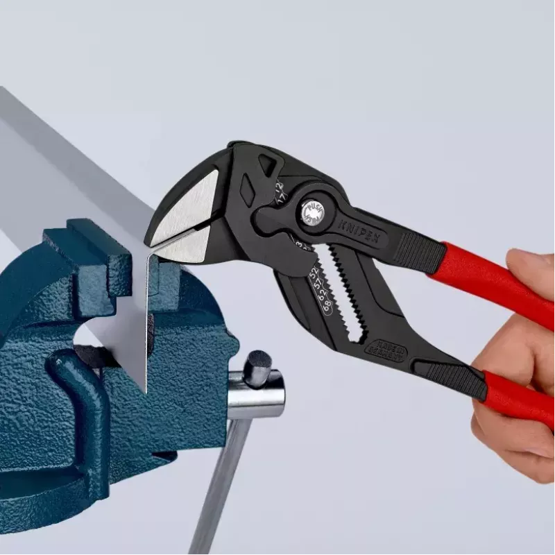 Alicate Knipex 86 01 300 espessura de aperto 9,5 mm tamanho máximo de porca 6,8 cm