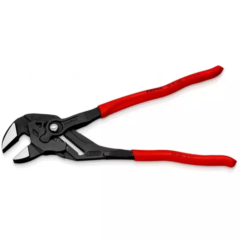 Alicate Knipex 86 01 300 espessura de aperto 9,5 mm tamanho máximo de porca 6,8 cm