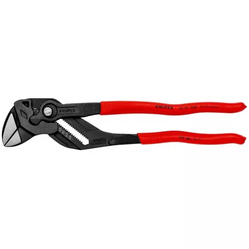 Alicate Knipex 86 01 300 espessura de aperto 9,5 mm tamanho máximo de porca 6,8 cm