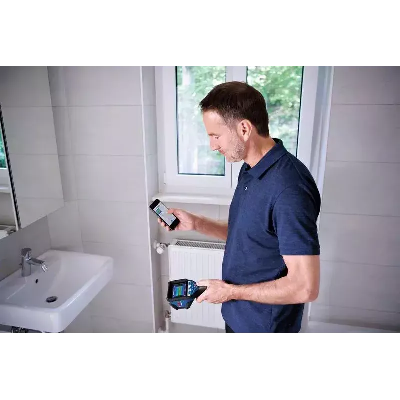 Bosch GTC 600 C diferença equivalente de ruído (NETD) IR preto, azul 256 x 192 píxeis ecrã LCD integrado
