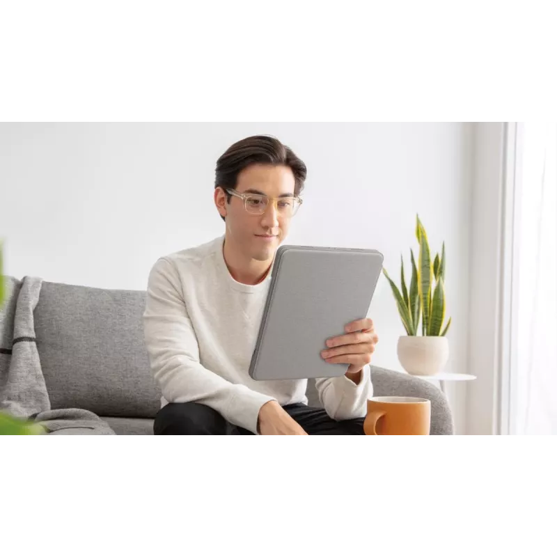 Combo Touch LOGITECH - Sand para iPad Pro 12,9 polegadas (5.ª geração) - US International QWERTY