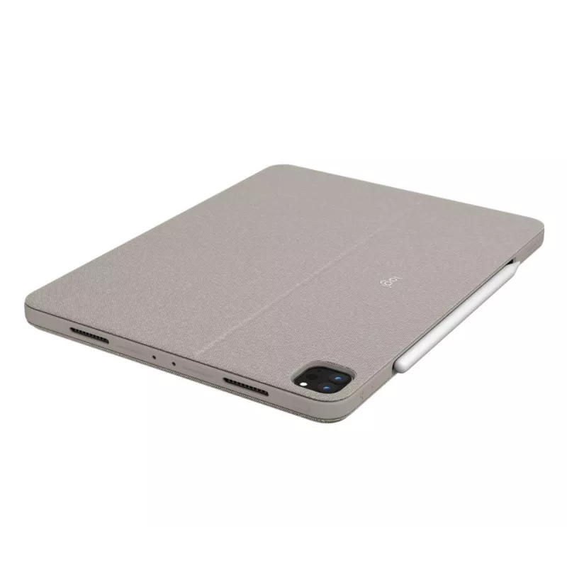 Combo Touch LOGITECH - Sand para iPad Pro 12,9 polegadas (5.ª geração) - US International QWERTY