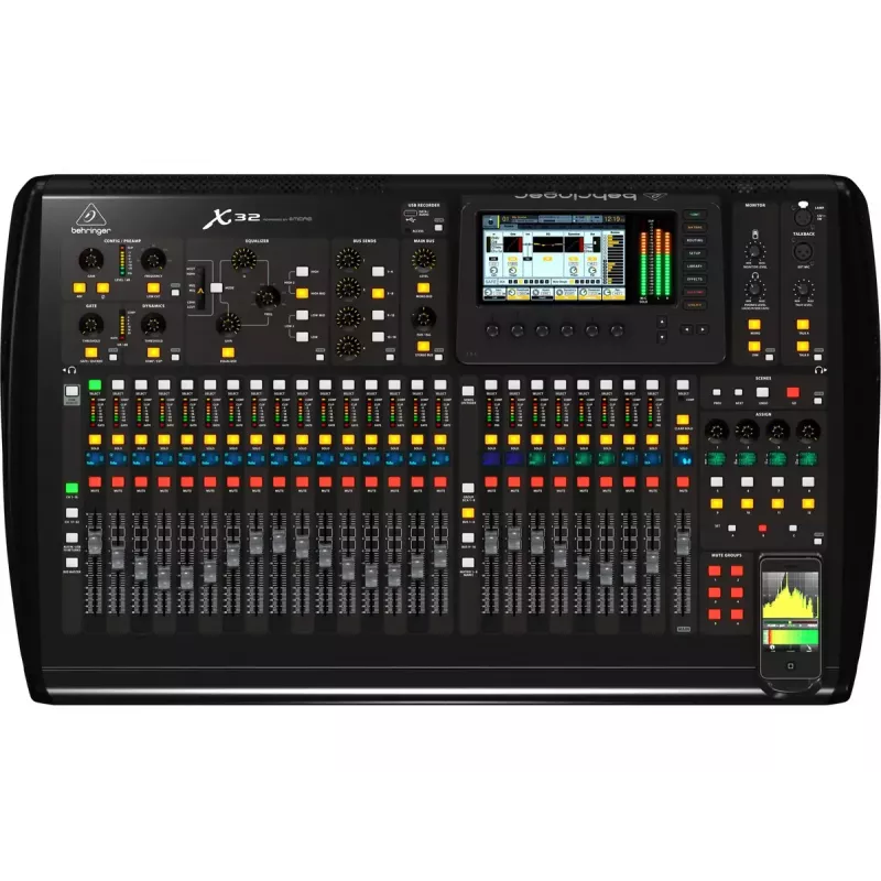 Misturadora de áudio Behringer X32 40 canais 10 - 22000 Hz preto