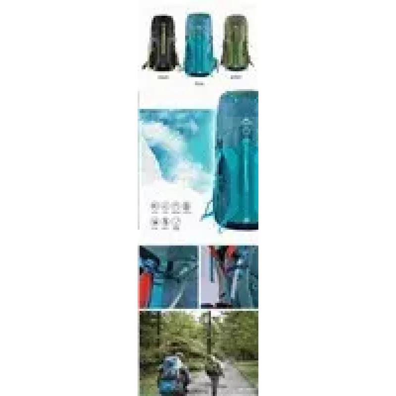 Mochila de caminhada Naturehike NH16Y020-Q 55 l repelente à água leve