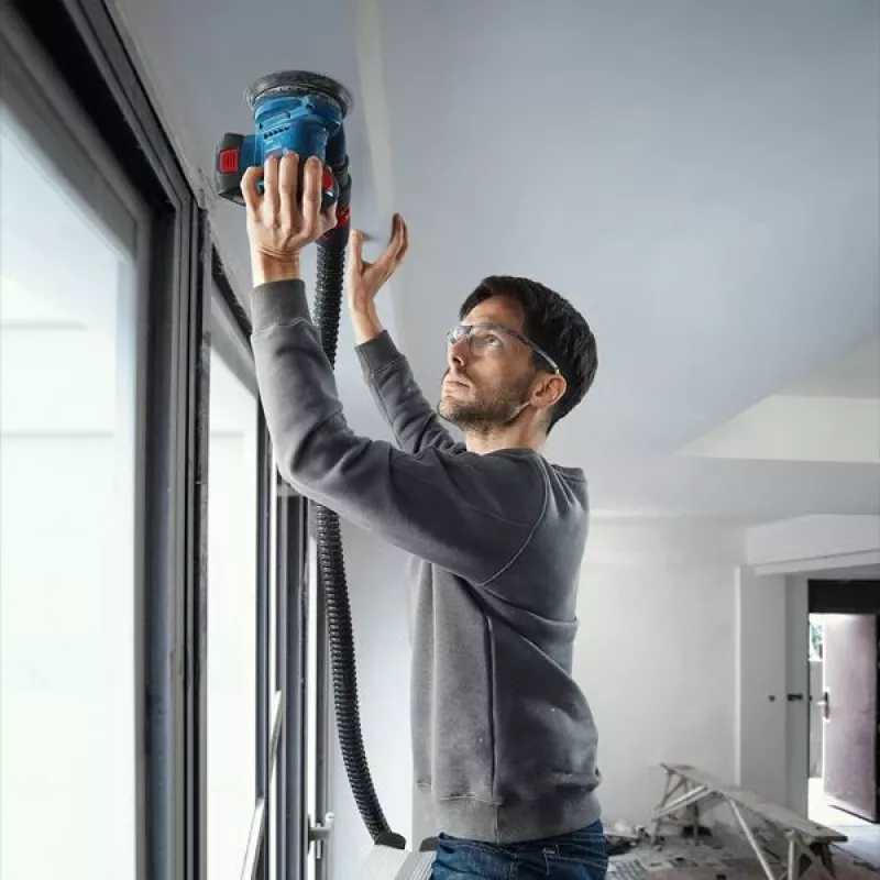 Lixadora excêntrica Bosch GEX 185-LI Professional 10000 OPM azul