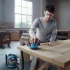 Lixadora excêntrica Bosch GEX 185-LI Professional 10000 OPM azul