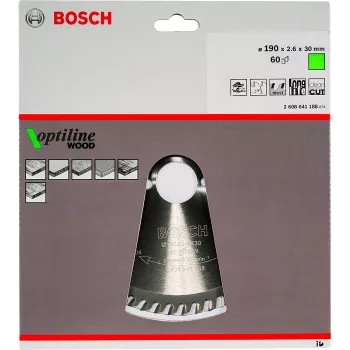 Lâminas de serra circular Bosch Optiline Wood 2608641188