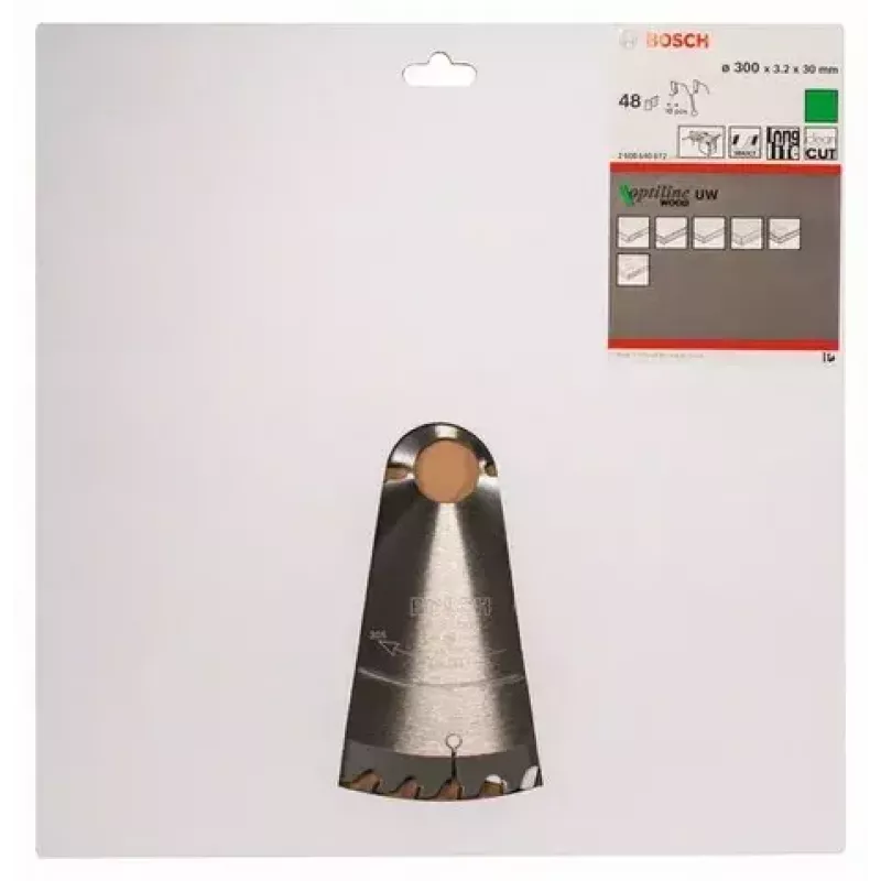 Lâmina de serra circular Bosch 2 608 640 672 30 cm furo 3 cm