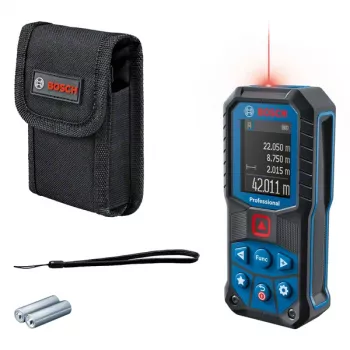 Medidor de distância laser Bosch GLM 50-22 Professional IP65, pilha de 1,5 V, 200 g, com mala de transporte