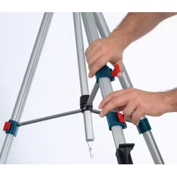 Nível laser Bosch BT 250 Professional tripé 3 perna(s) azul, branco
