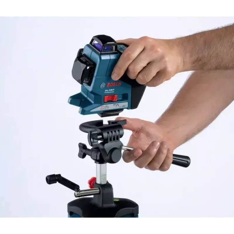 Nível laser Bosch BT 250 Professional tripé 3 perna(s) azul, branco
