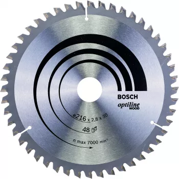 Discos de serra circular Bosch Optiline Wood, madeira, 30,5 cm, Bosch, 640 g, 1 unid.