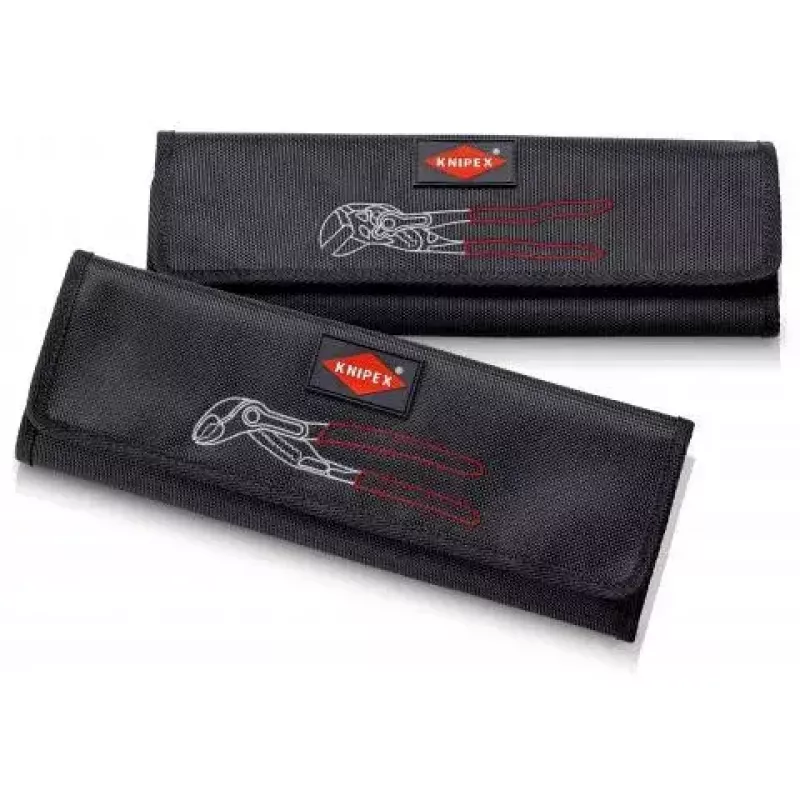 Knipex 00 19 55 S6 conjunto de chaves de pinça, 3 peças, em bolsa dobrável, vermelho