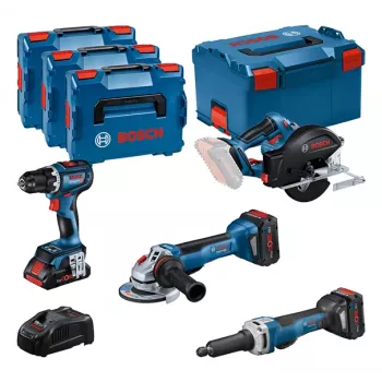 Conjunto combinado Bosch 4 ferramentas 18V bateria