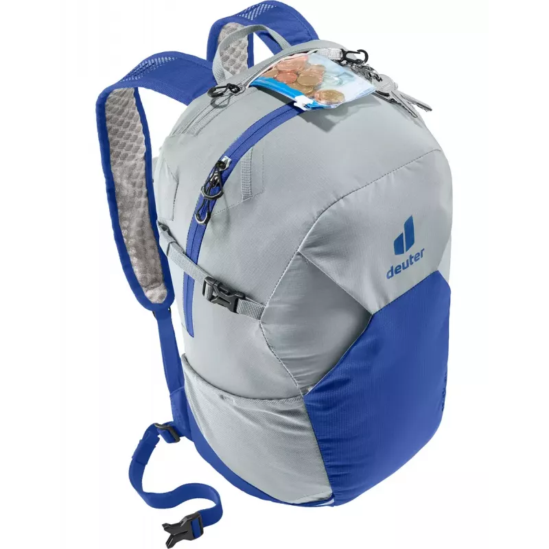 Mochila Deuter Speed Lite 21 21L indigo estrutura interna caminhada