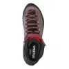 Salewa MTN Trainer Mid GTX homem adulto Charcoal cinzento vermelho couro camurça Vibram