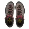 Salewa MTN Trainer Mid GTX homem adulto Charcoal cinzento vermelho couro camurça Vibram