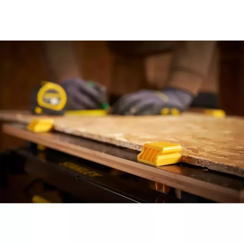 Bancada de trabalho para madeira Stanley STST83800-1 bambu aço preto amarelo 625 mm