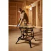 Bancada de trabalho para madeira Stanley STST83800-1 bambu aço preto amarelo 625 mm