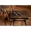 Bancada de trabalho para madeira Stanley STST83800-1 bambu aço preto amarelo 625 mm
