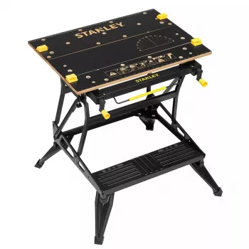 Bancada de trabalho para madeira Stanley STST83800-1 bambu aço preto amarelo 625 mm