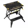 Bancada de trabalho para madeira Stanley STST83800-1 bambu aço preto amarelo 625 mm
