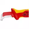 X-ato Knipex 98 55 SB vermelho amarelo lâmina fixa