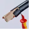 X-ato Knipex 98 55 SB vermelho amarelo lâmina fixa