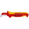 X-ato Knipex 98 55 SB vermelho amarelo lâmina fixa