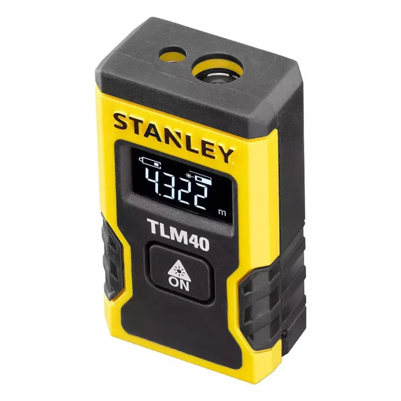 Medidor de distâncias Stanley STHT77666-0 preto amarelo 0,165-12m LCD