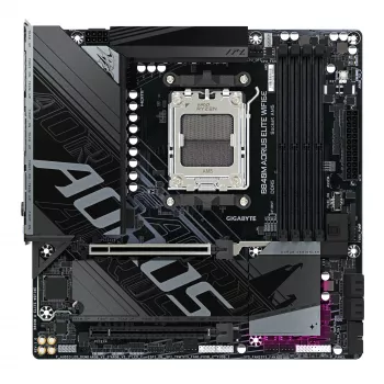 Placa-mãe GIGABYTE B840M AORUS ELITE WIFI6E - CPUs AMD Ryzen 9000, VRM 10+2+2 fases, até 8200MHz DDR5(O.C), 2xPCIe 4.0 M.2, Wi-Fi 6E, LAN 2.5GbE, USB 3.2 Gen 2