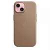 Capa Apple FineWoven com MagSafe iPhone 15 Taupe